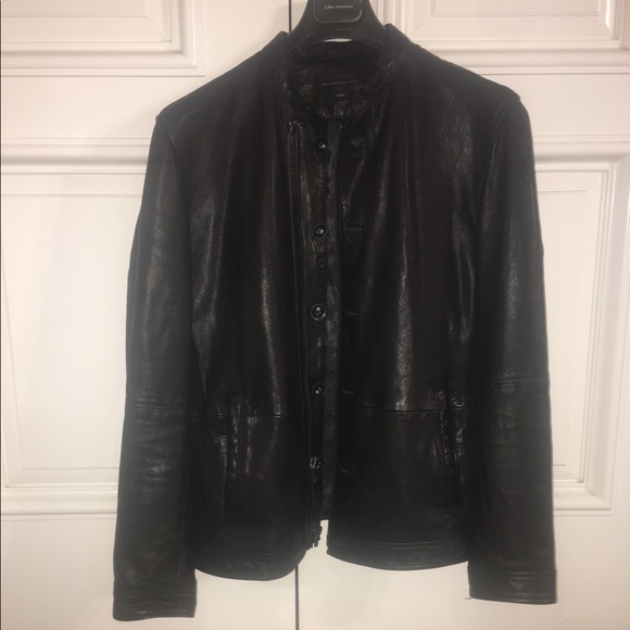 John Varvatos Other - John Varvatos M Luxe Black Motorcycle Jacket